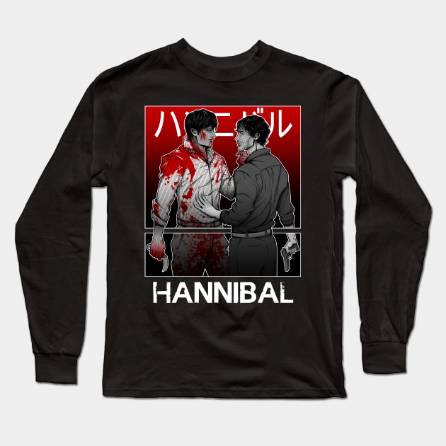 MIZUMONO - HANNIBAL Long Sleeve T-Shirt by KazundeNoir